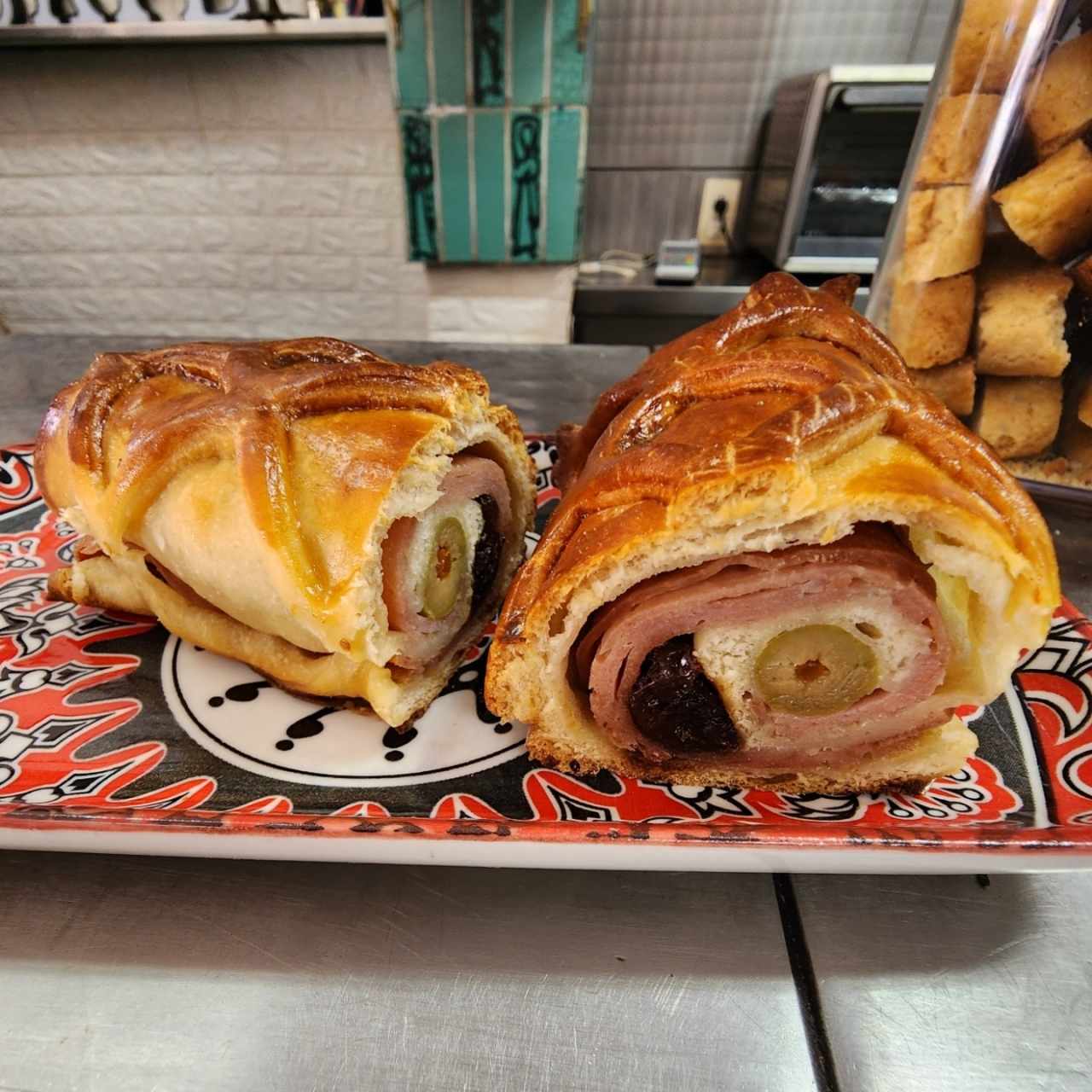Pan de jamón de mortadela
