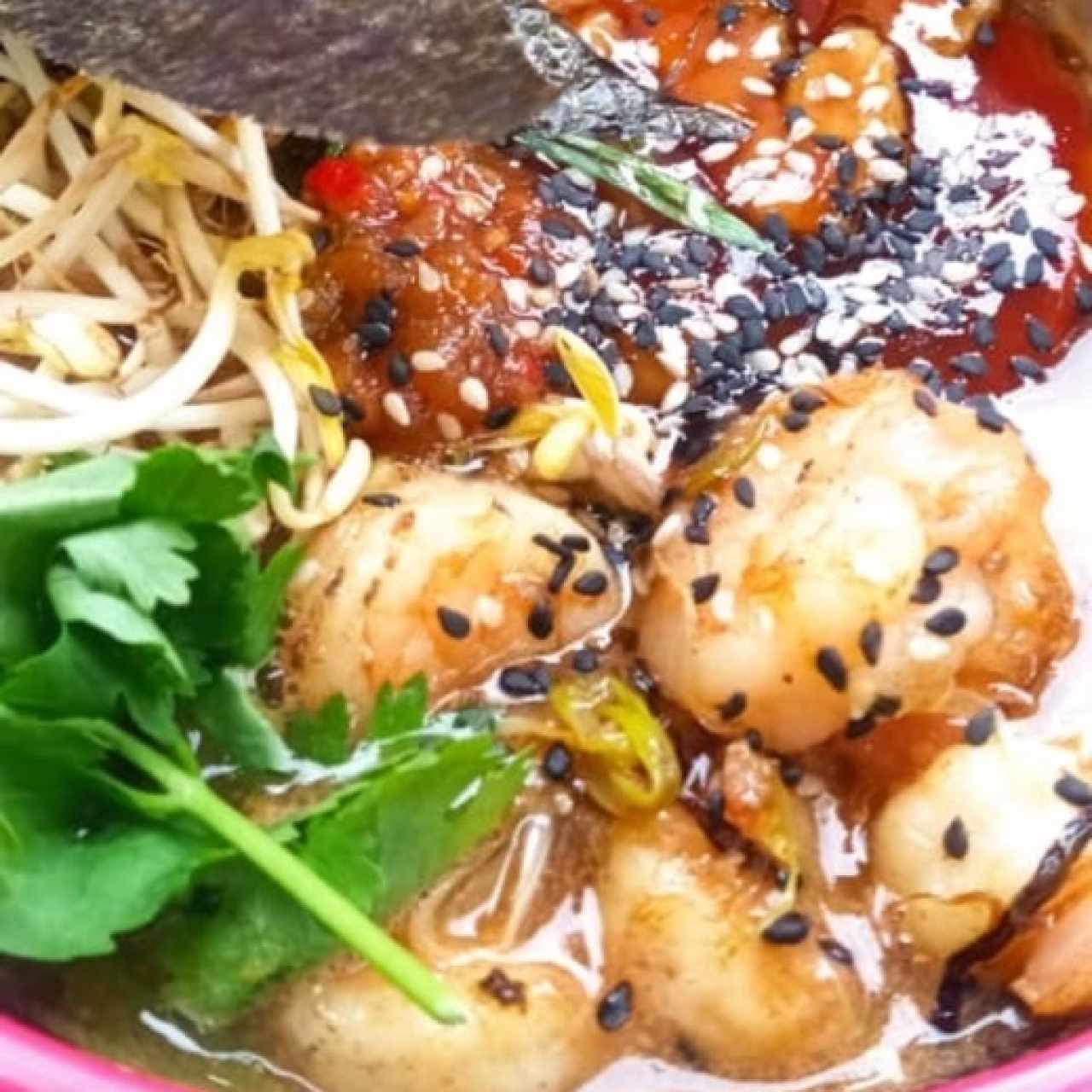 Ramen de Camarones, EXCELENTE!!