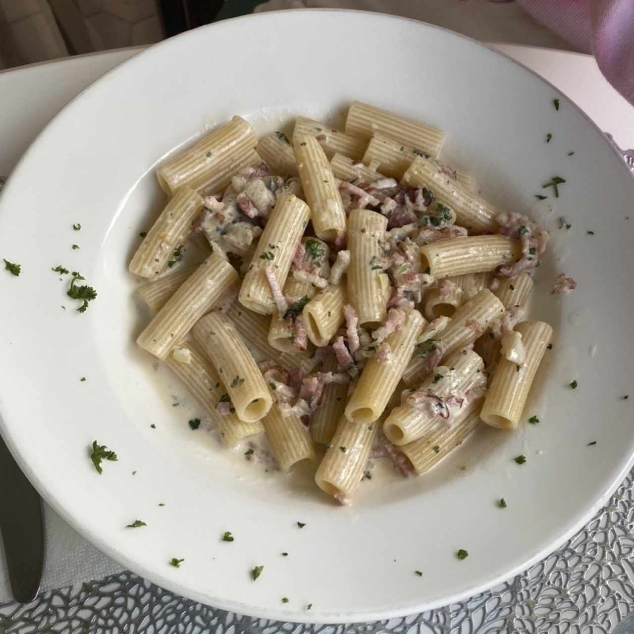 Pasta carbonara