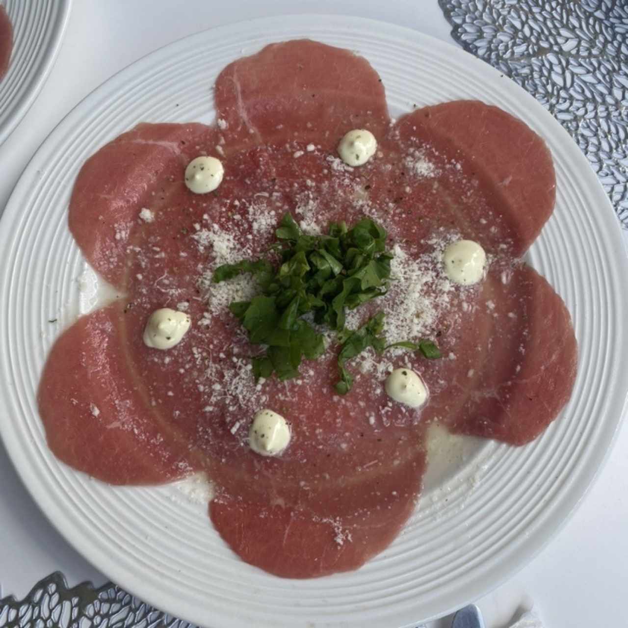 Carpaccio de lomito