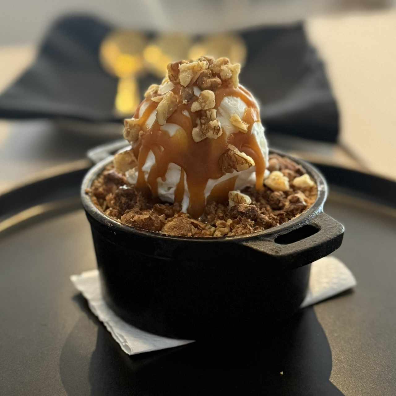 Apple crumble