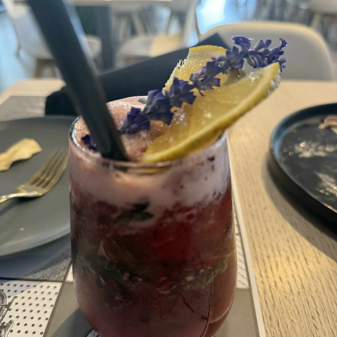 Mocktail frutos rojos