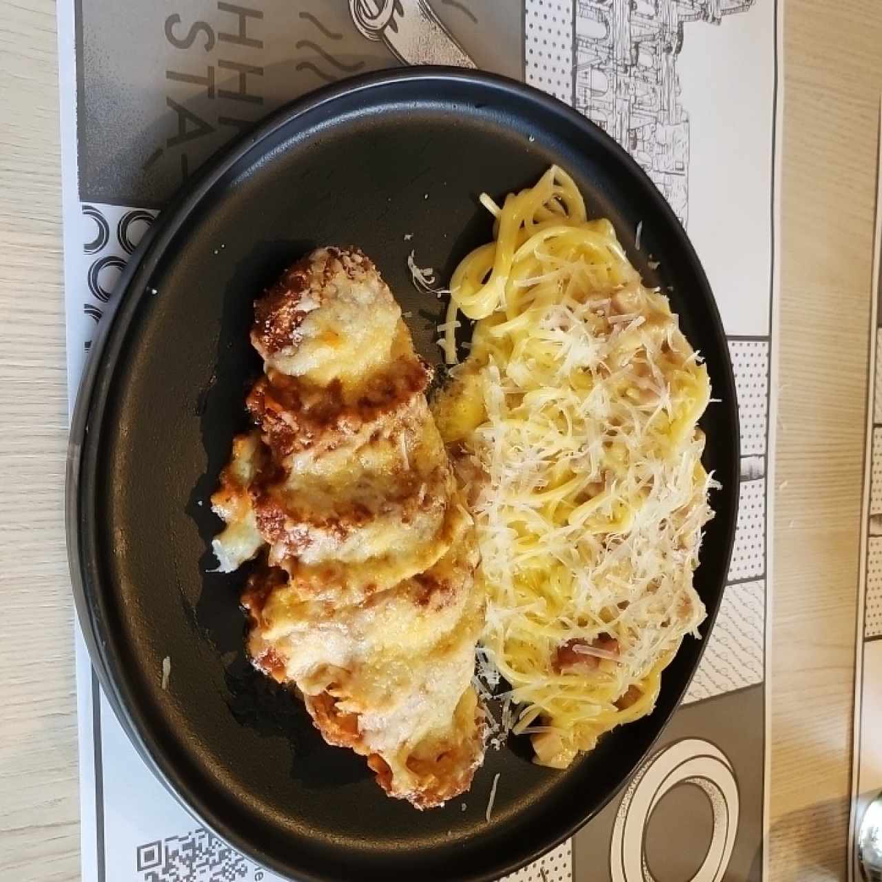 milanesa a la parmesana