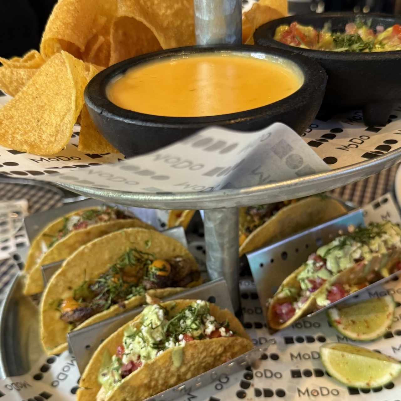 Degustacion de nachos 