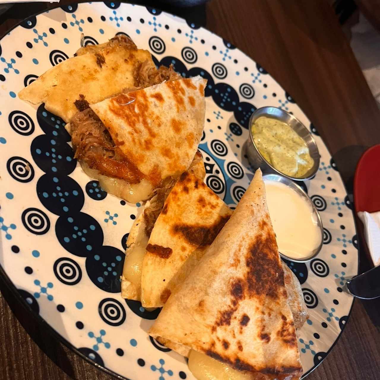 Quesadillas de cerdo