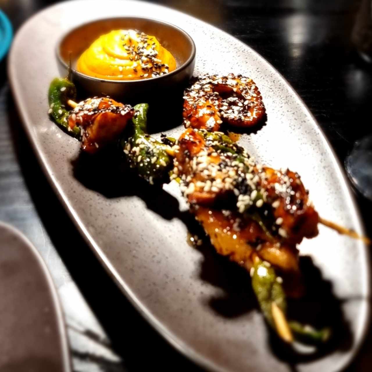 yakitori de pulpo