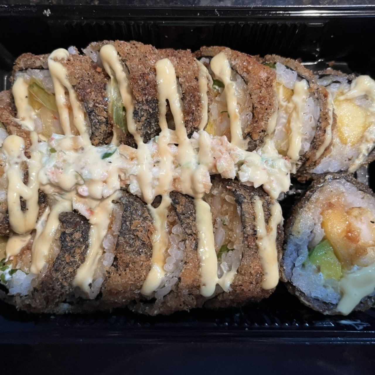 Sushi Crunch, (para llevar) EXCELENTE!!