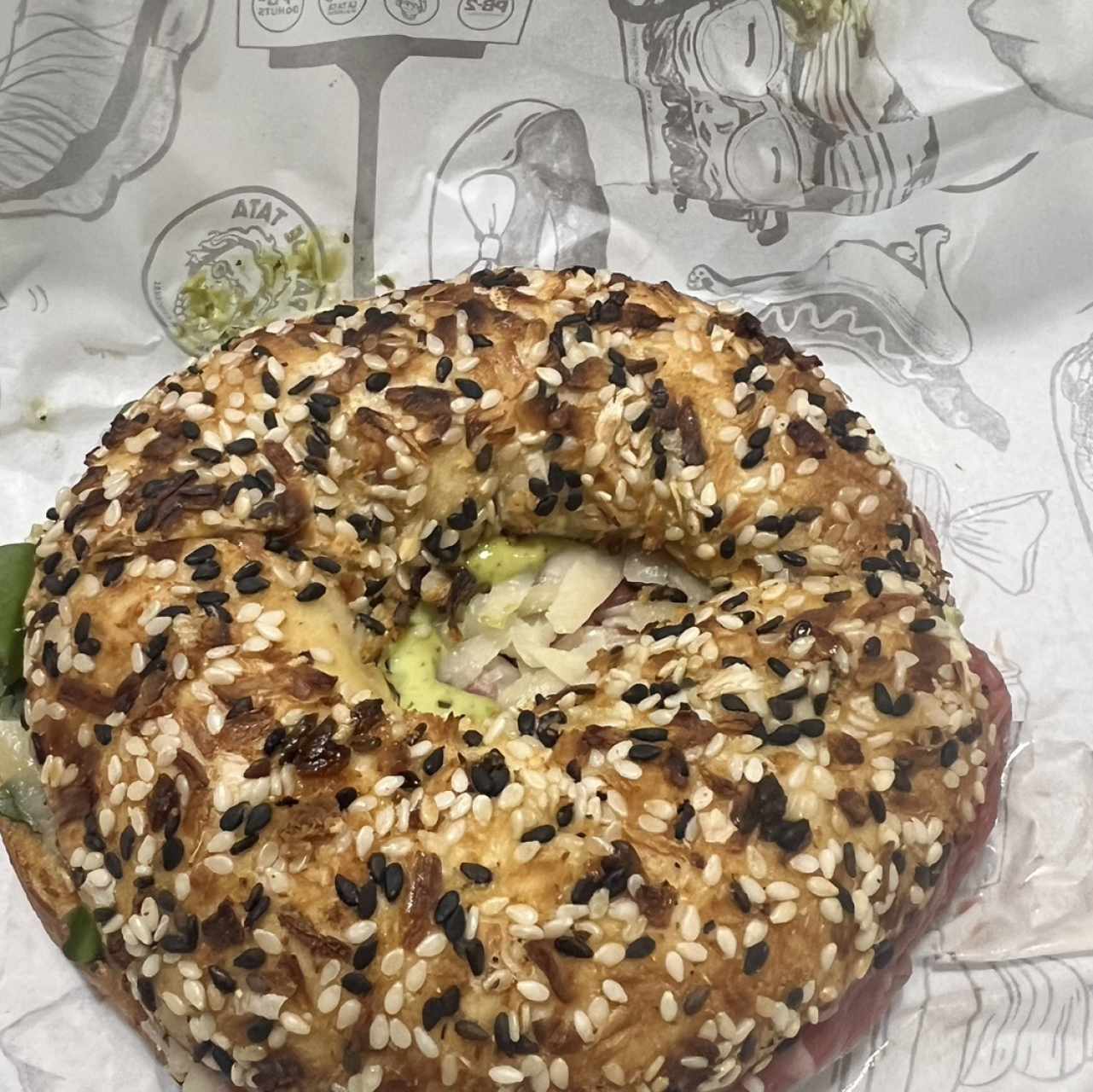Bagel Carpaccio