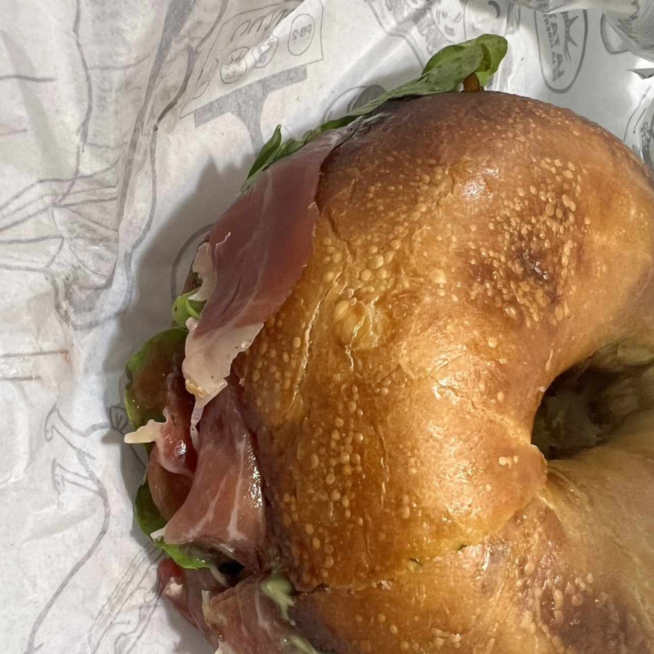 Bagel Procciutto