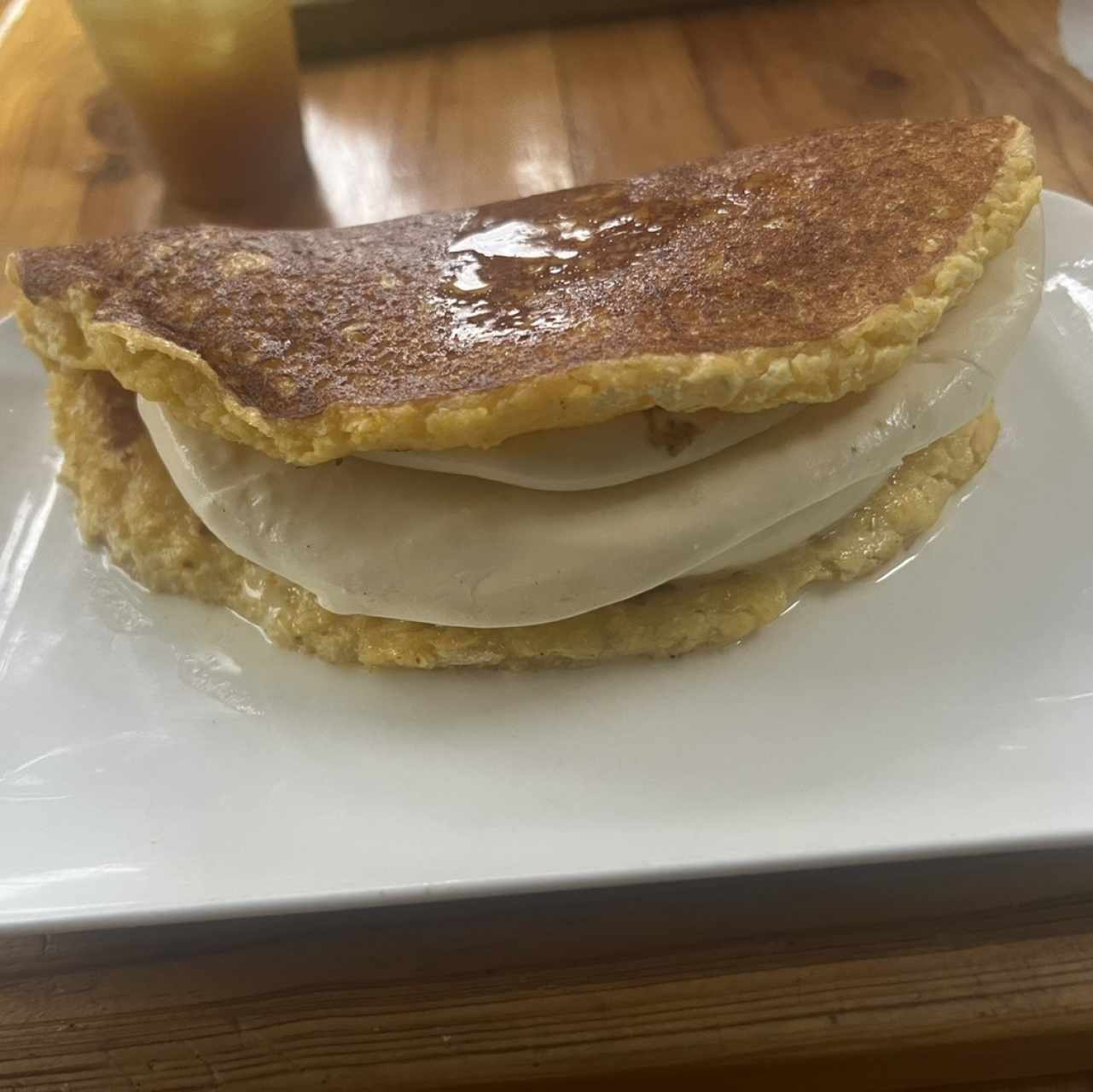 Cachapa doble queso