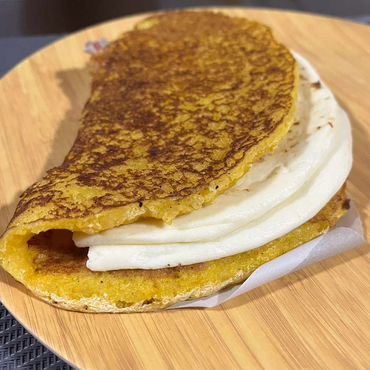 Cachapa con queso