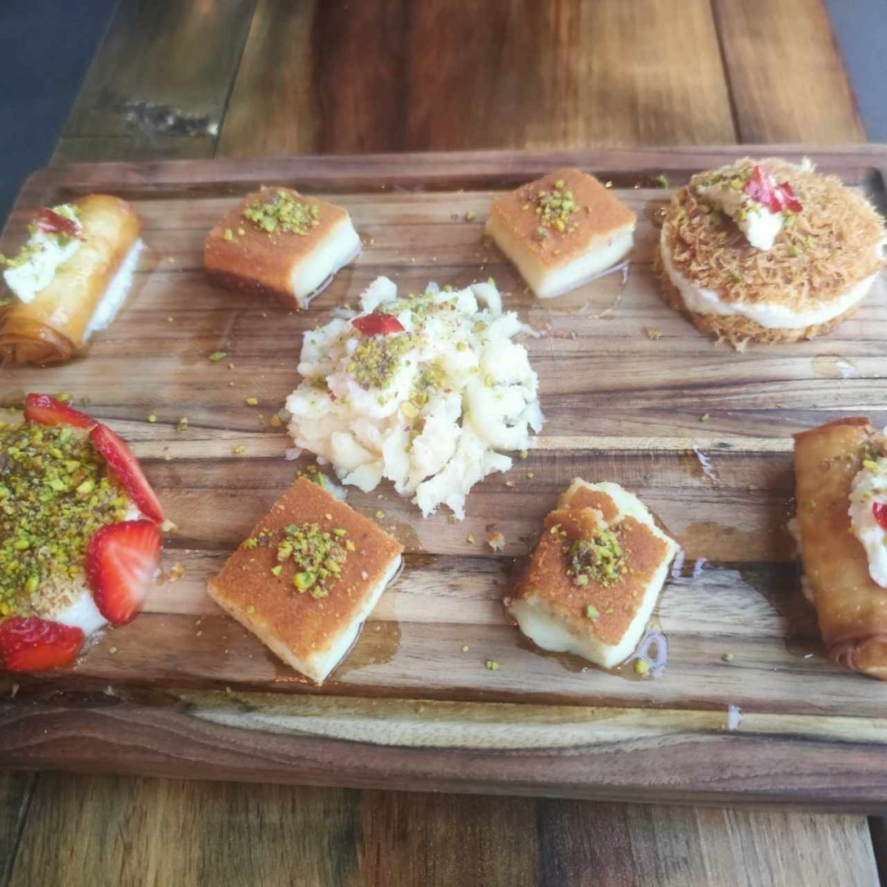 bandeja de postres