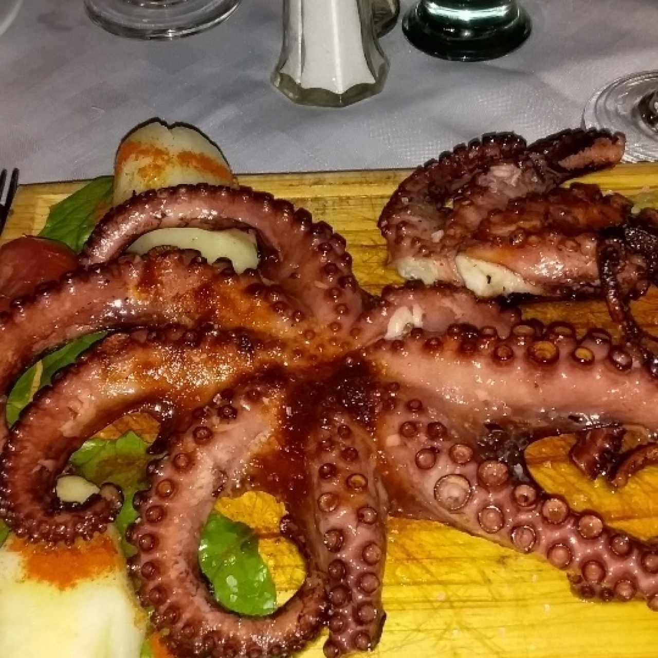 pulpo a la braza