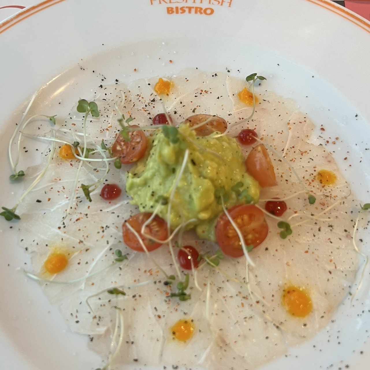 Carpaccio de Pez Espada
