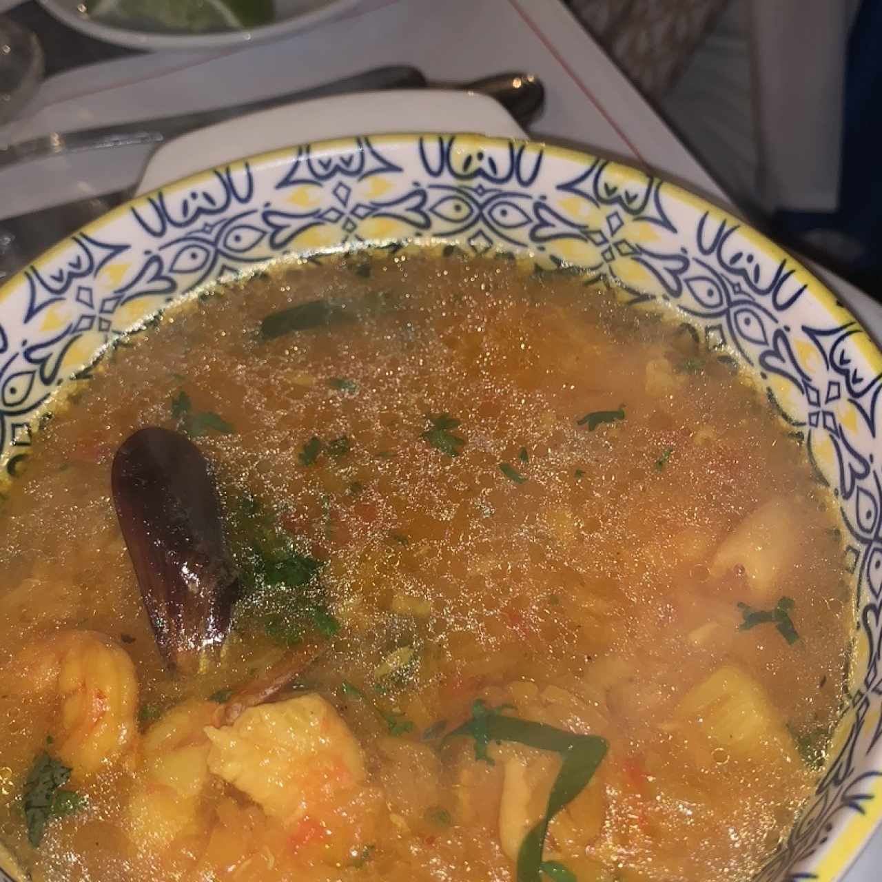 Asopado de Mariscos