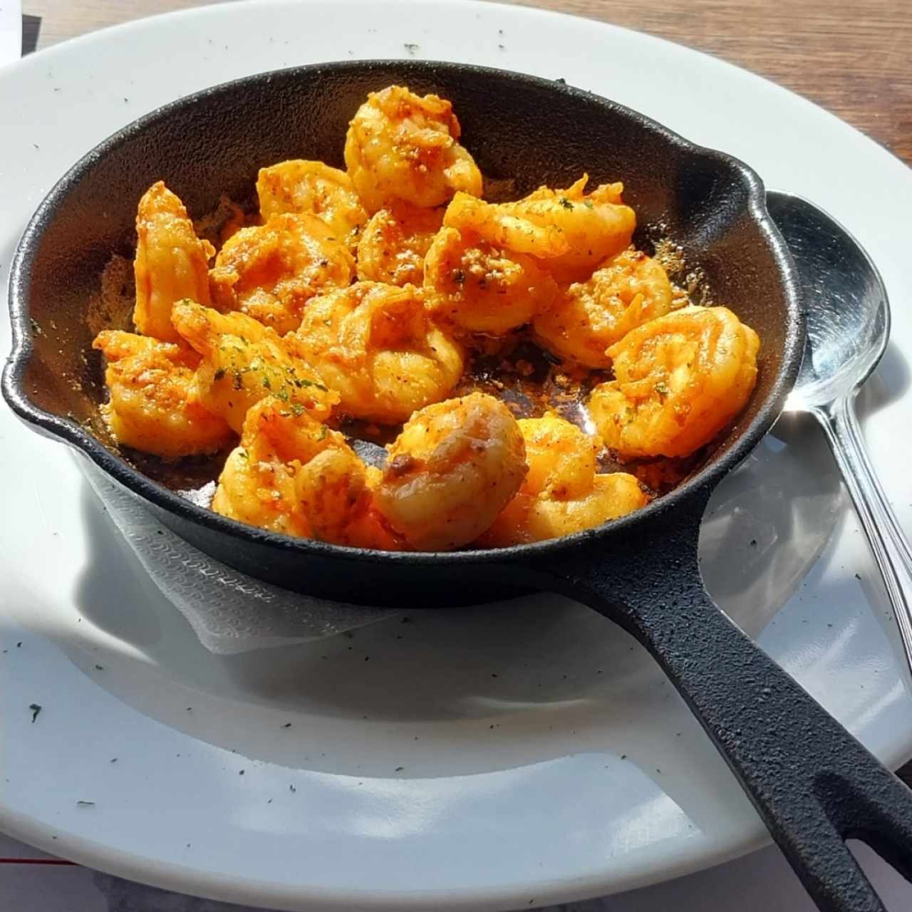 Camarones al ajillo!