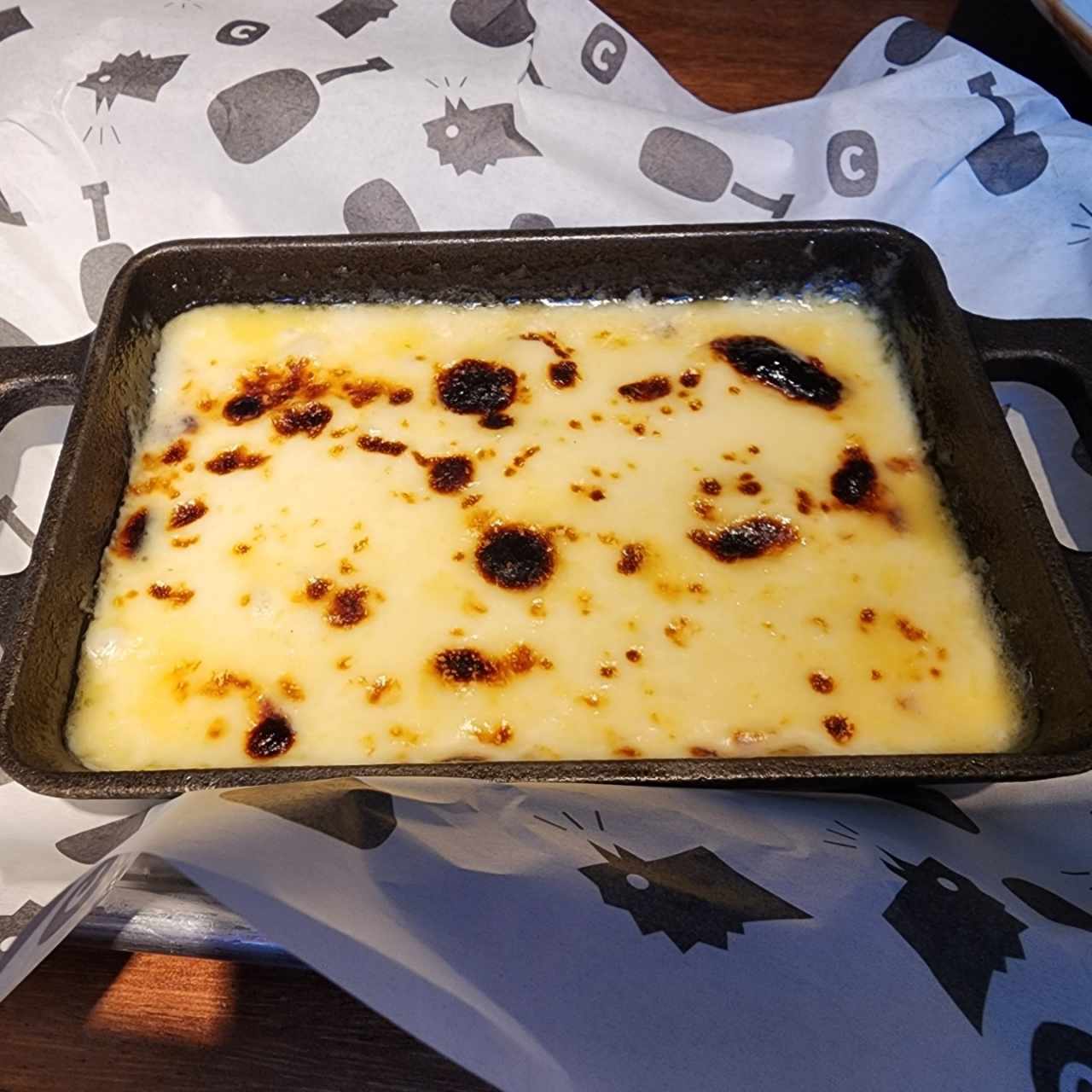 Queso al carbón