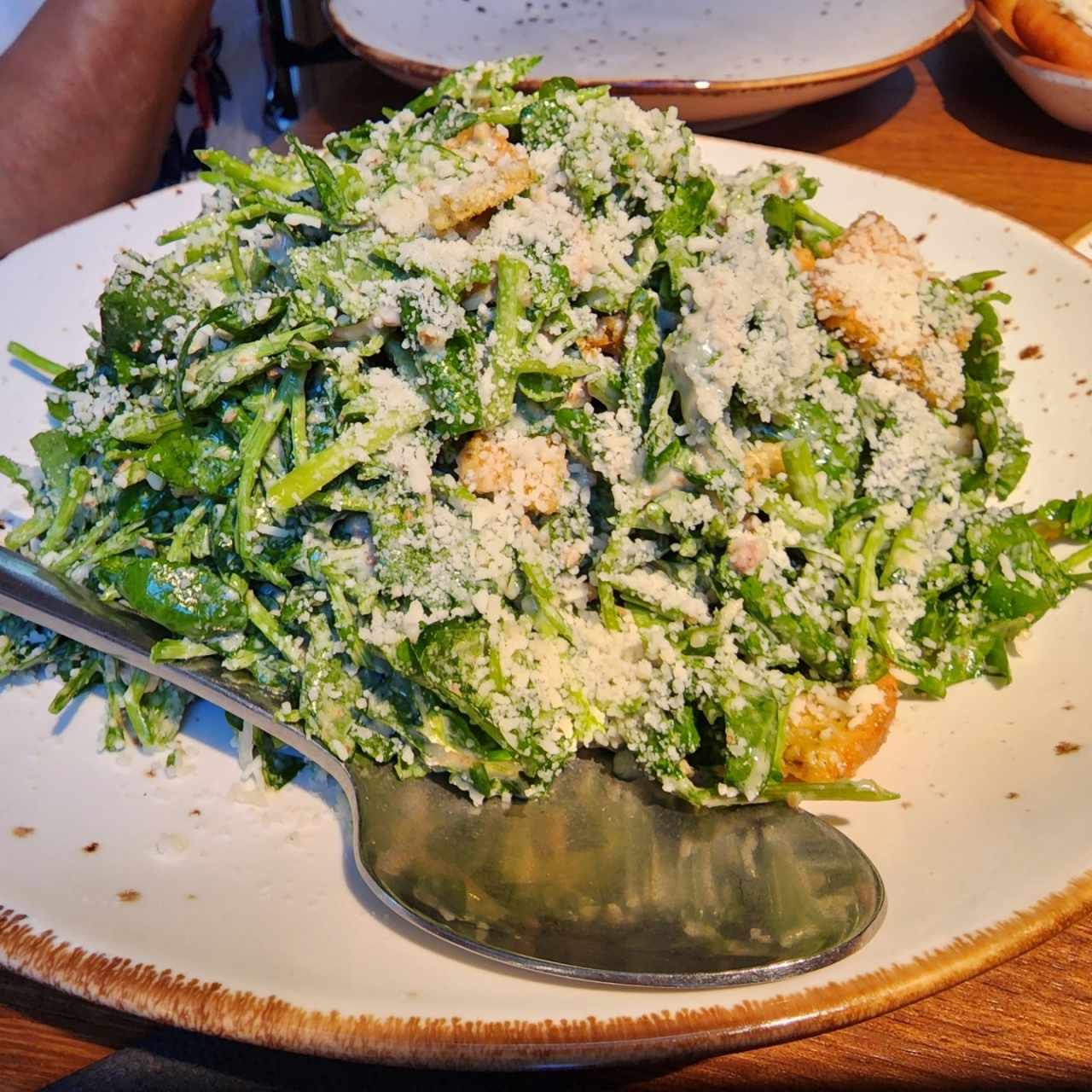 Ensalada César de berro