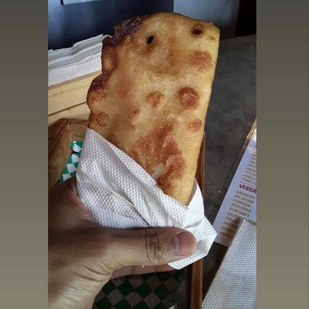 El tamaño de las empanadas