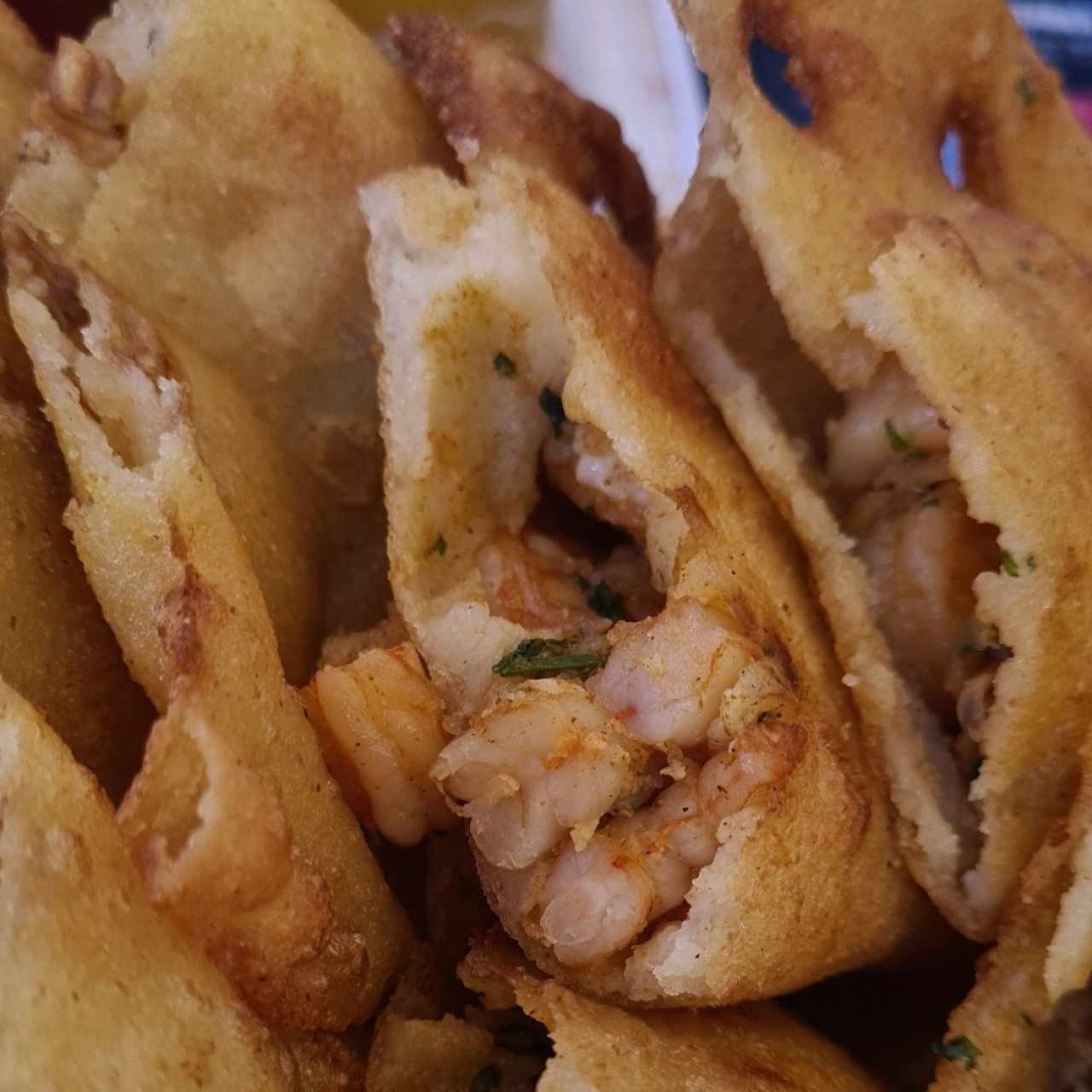 Empanadas de camarones