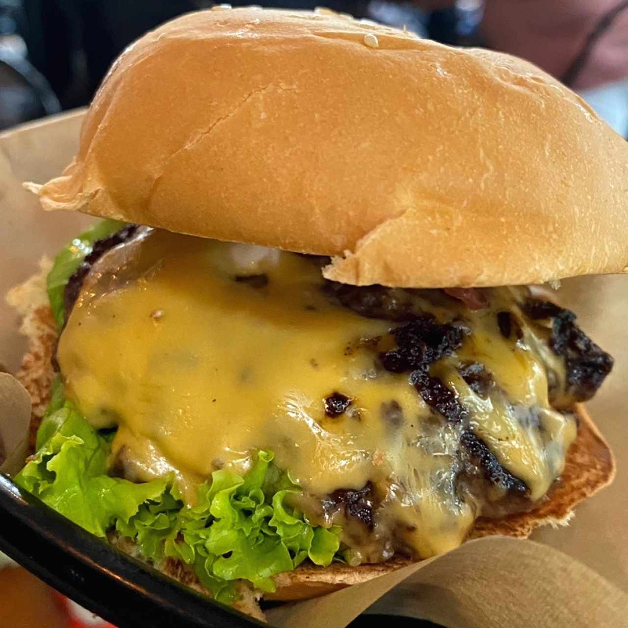 Hamburguesa sencilla 