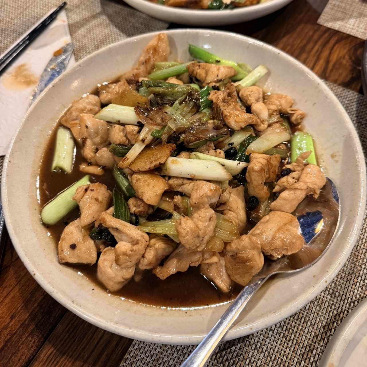 Pollo con vegetales 