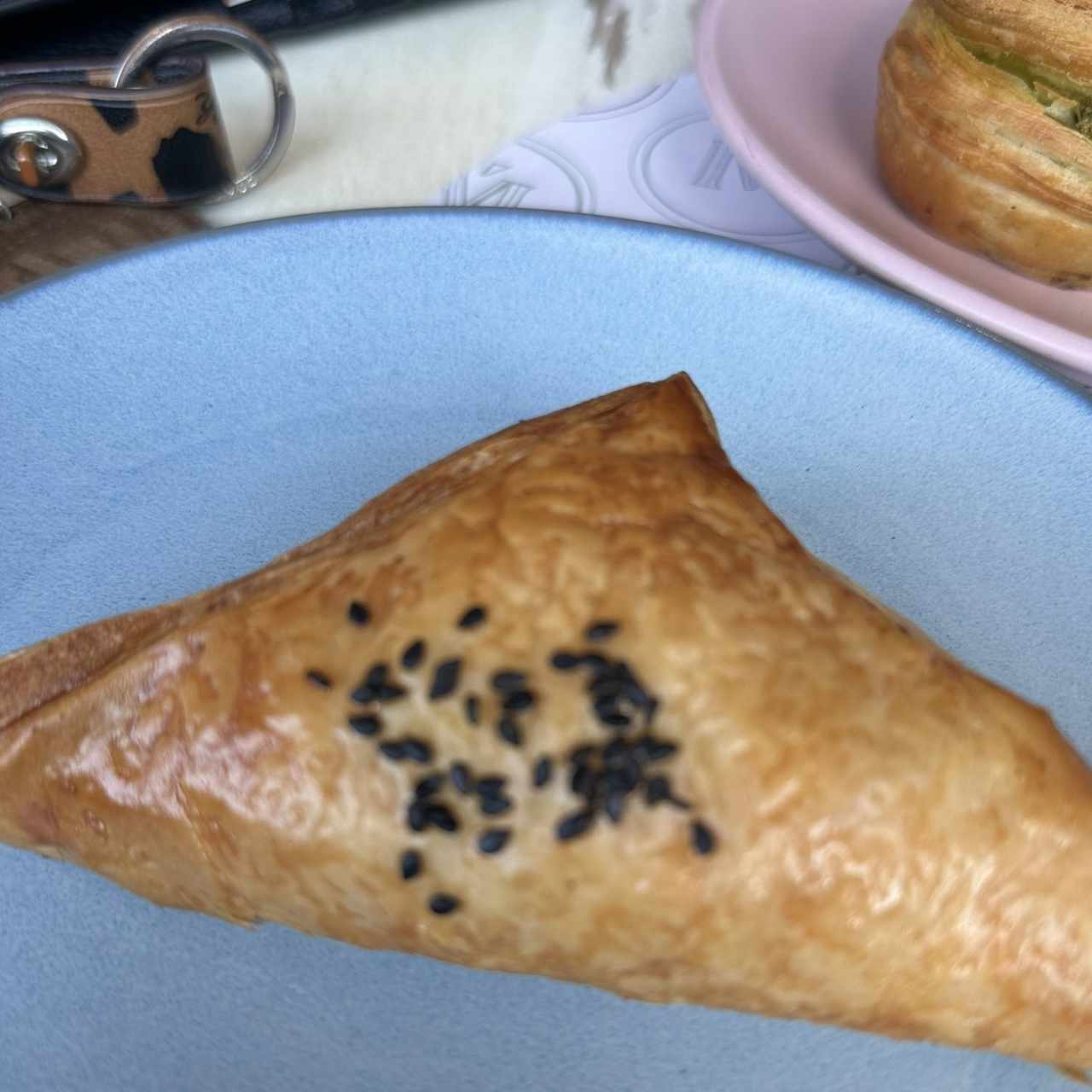 Pastel horneado de ricotta con espinaca