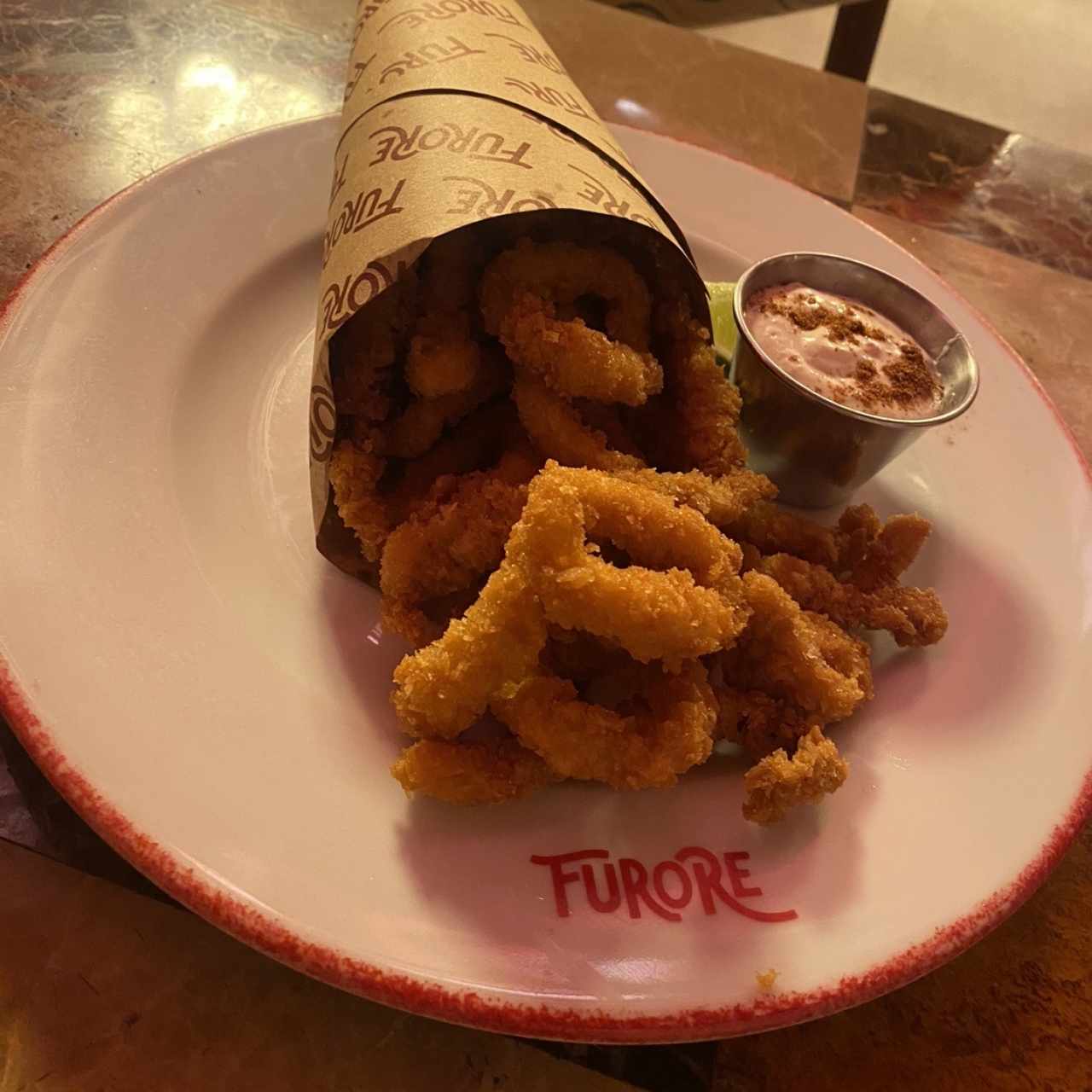 Frito de calamares 