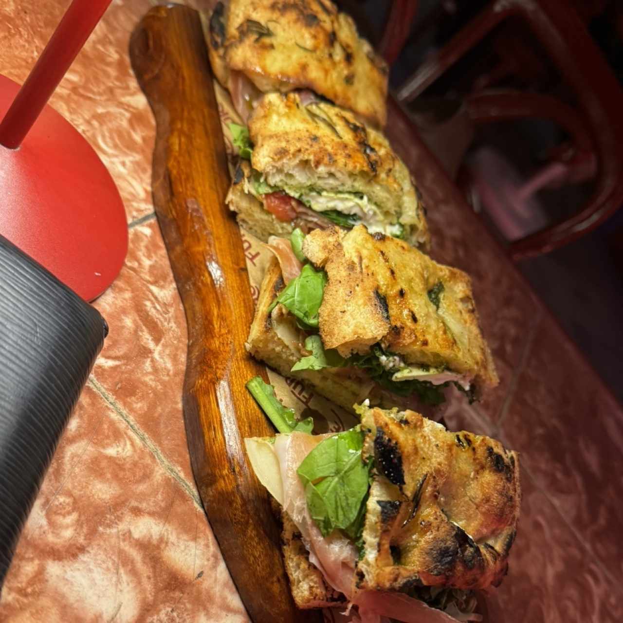 Focaccia de prosciutto 