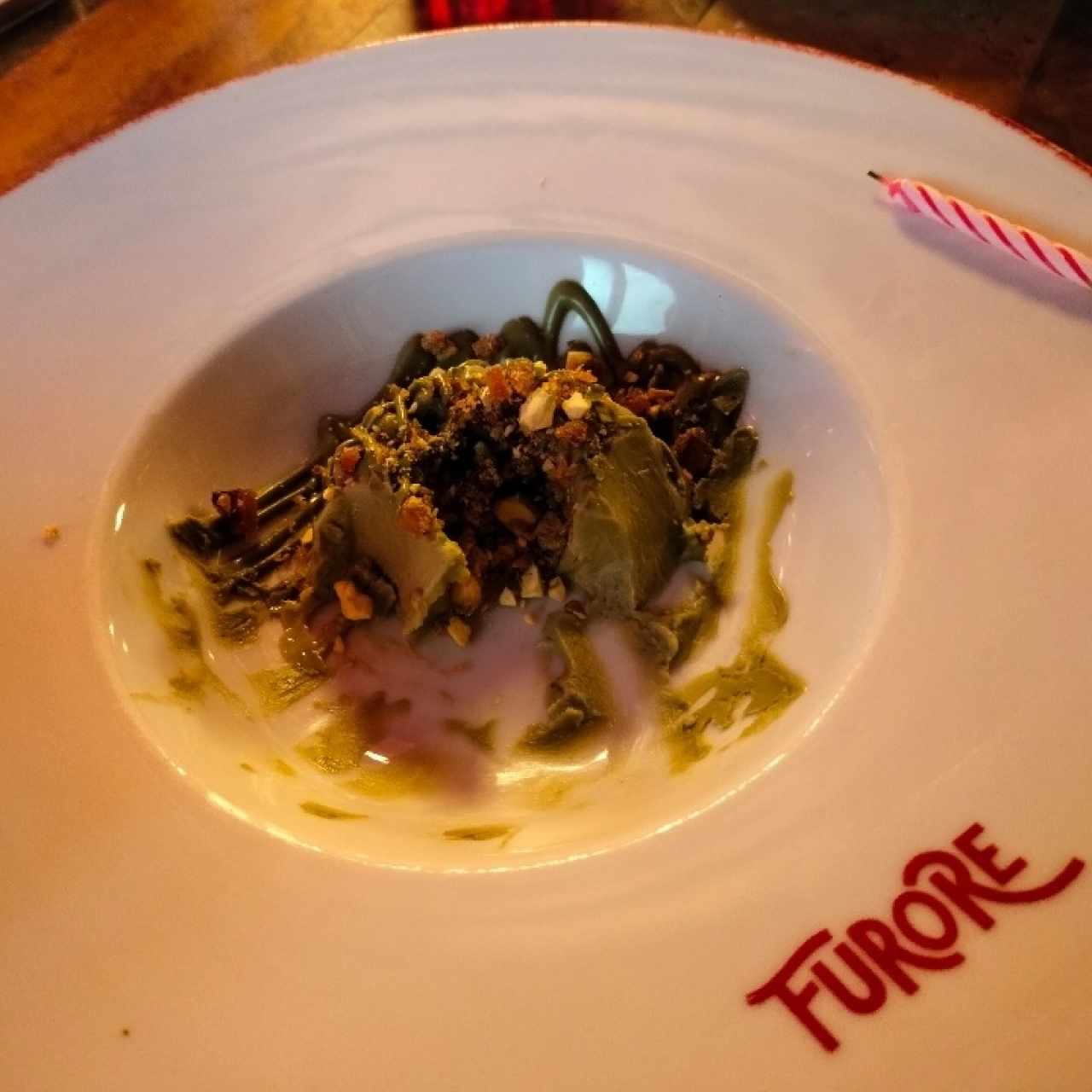 Pannacotta de Pistacho