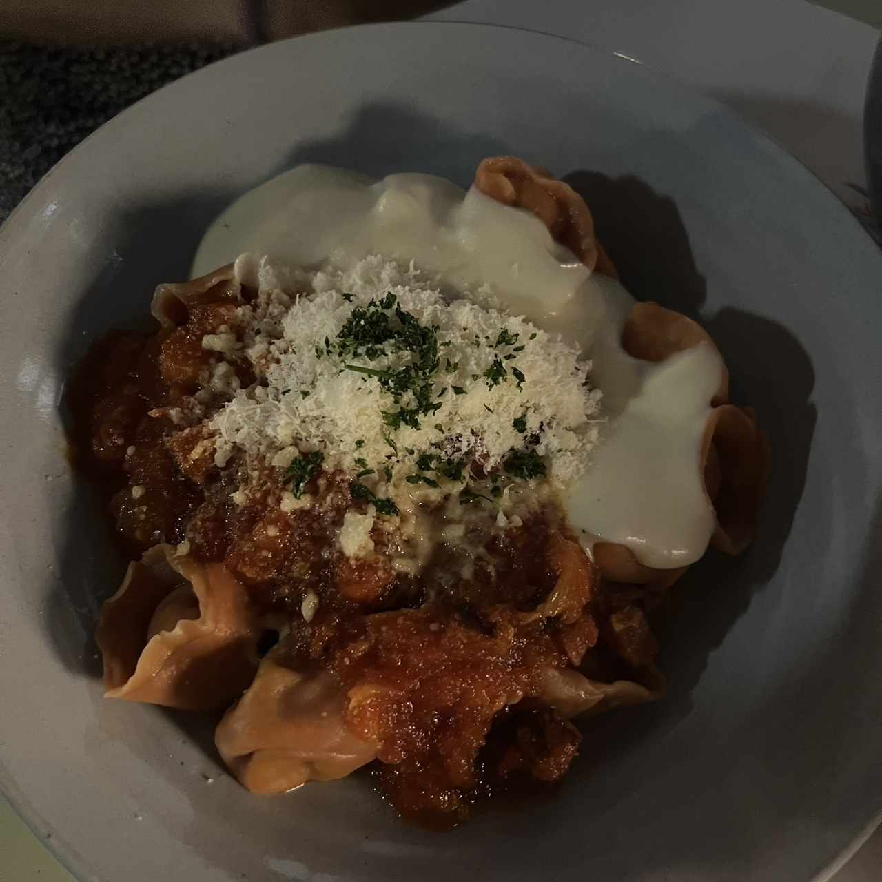 Tortelinis 4 quesos amatriciana