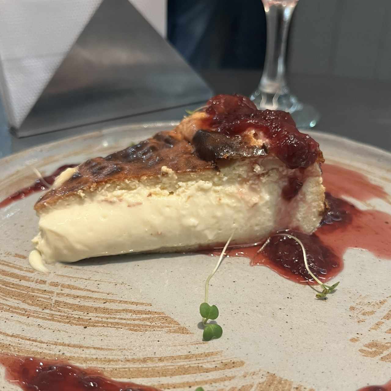 Cheesecake queso roquefort