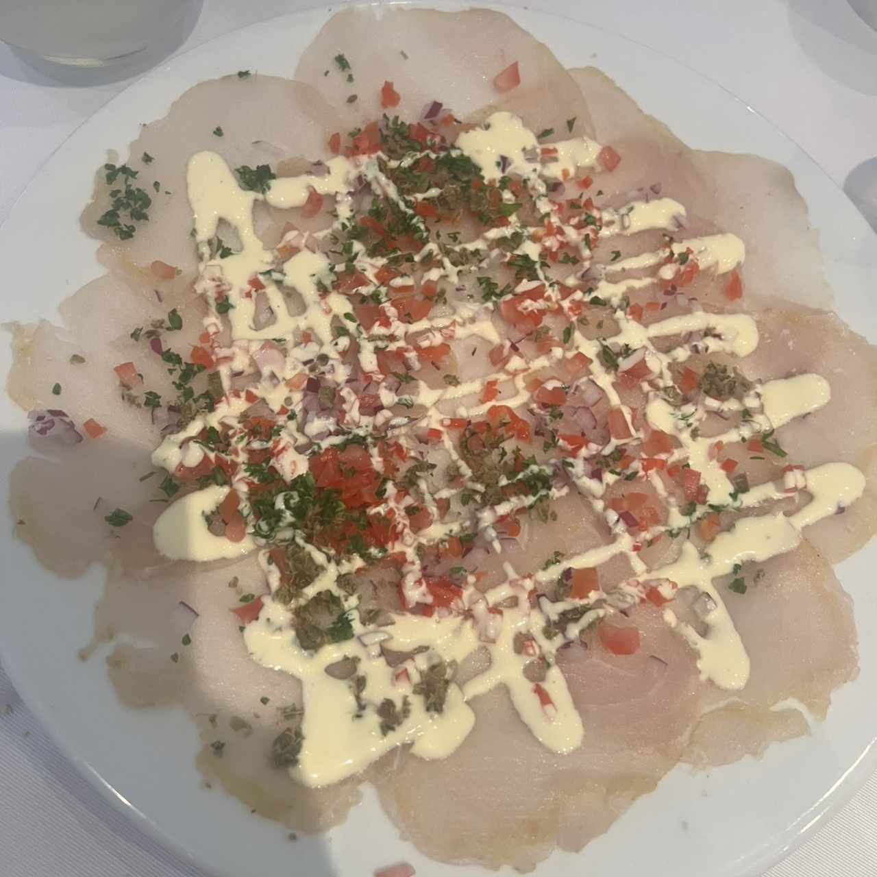 Carpaccio Pez Espada