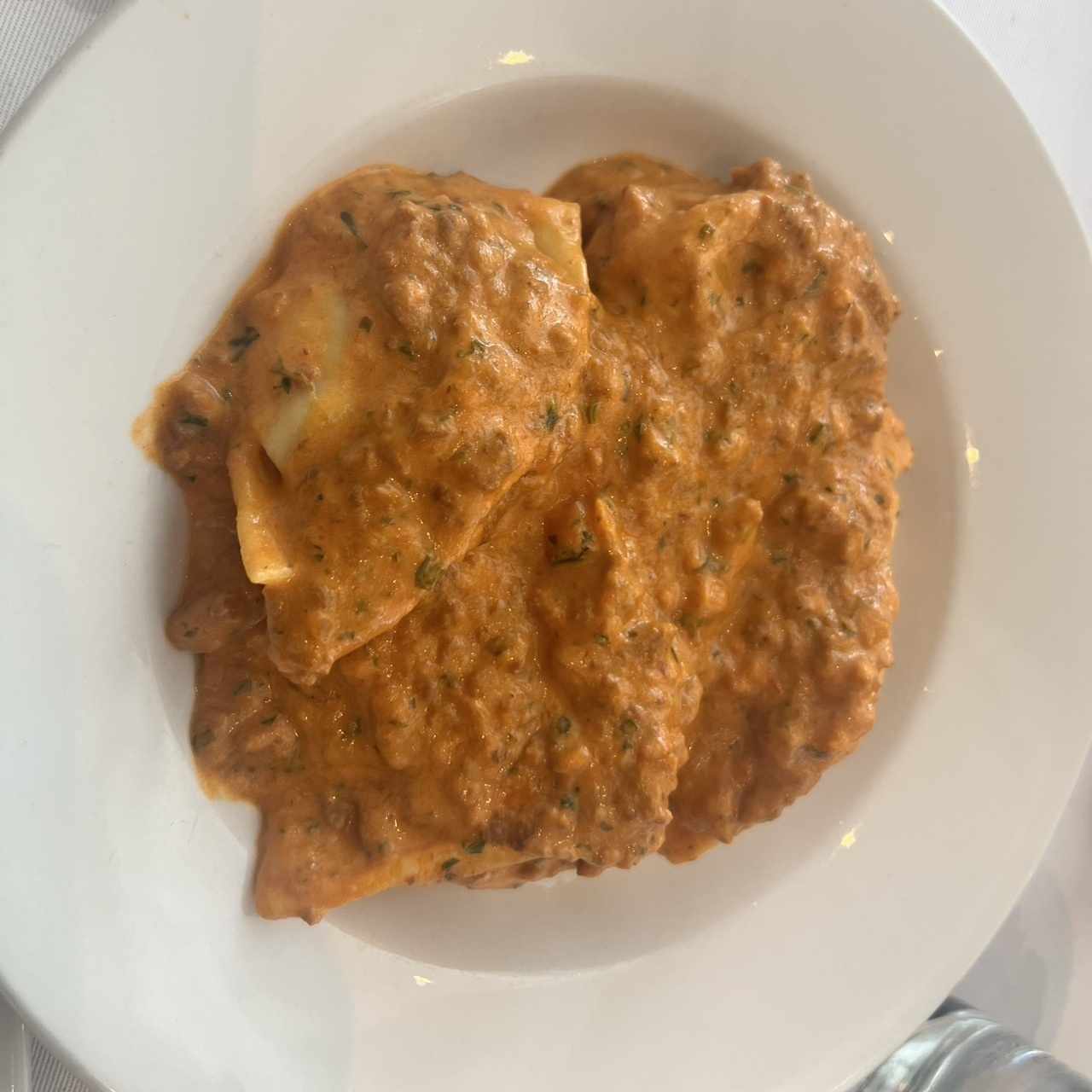 Raviolis de Curvina