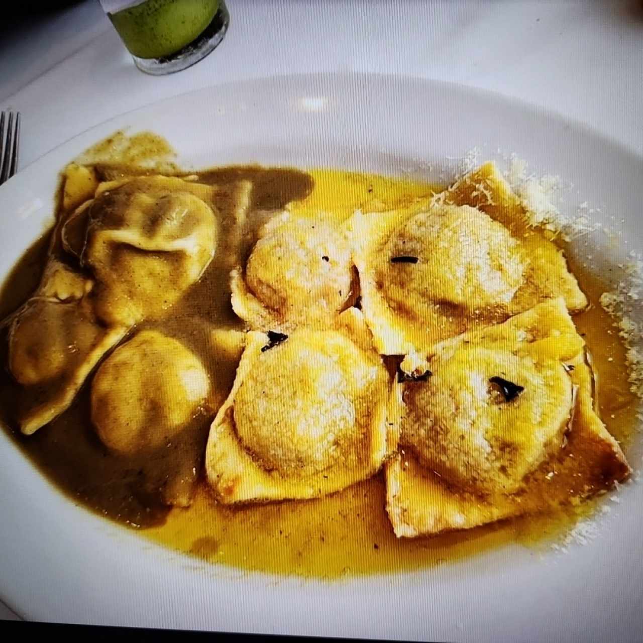 Tortellone de auyama 