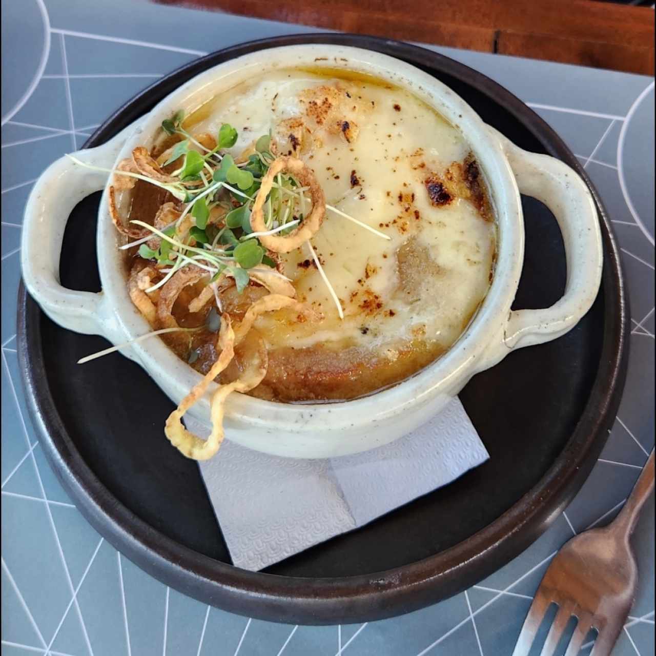 Sopa de cebolla 