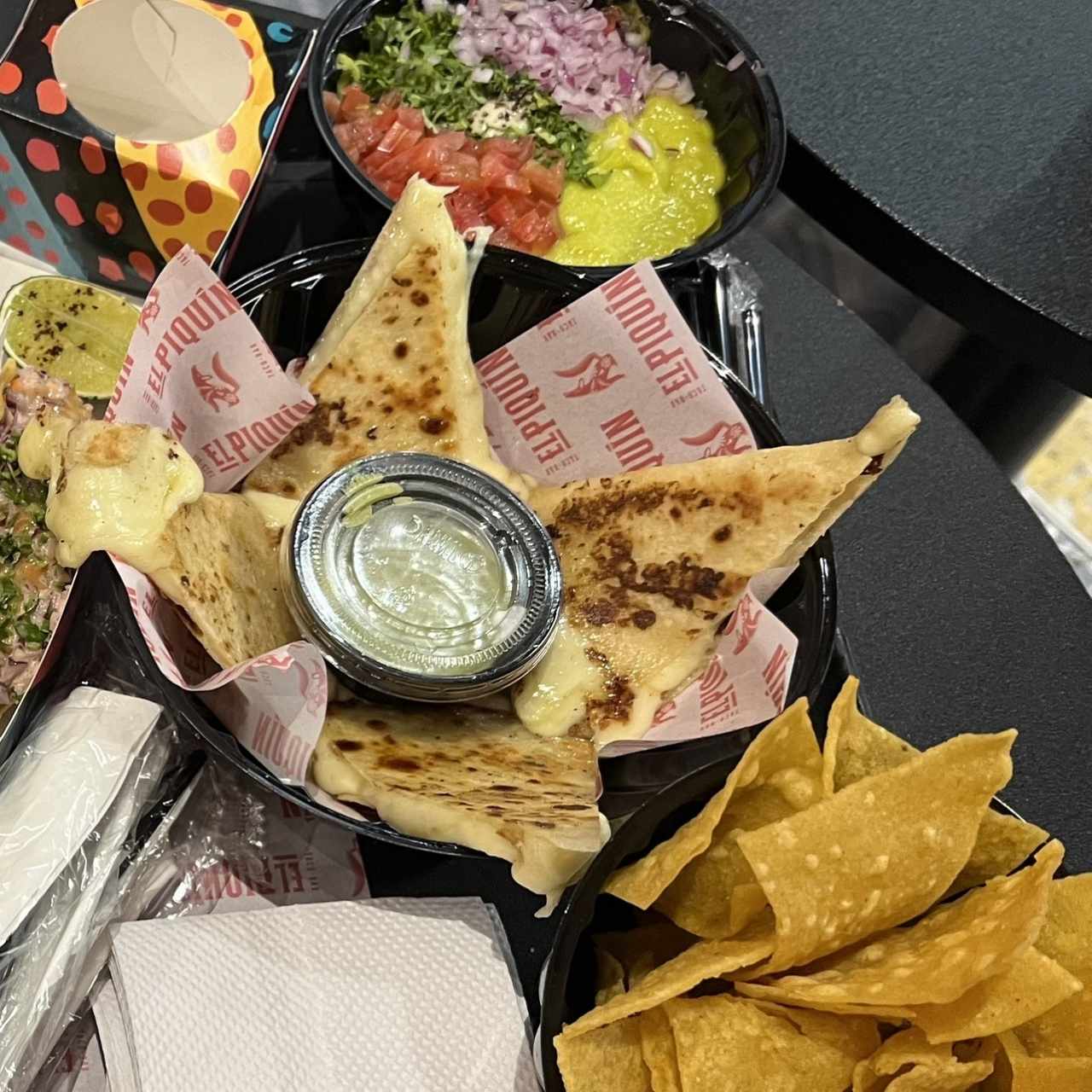 Quesadillas y nachos