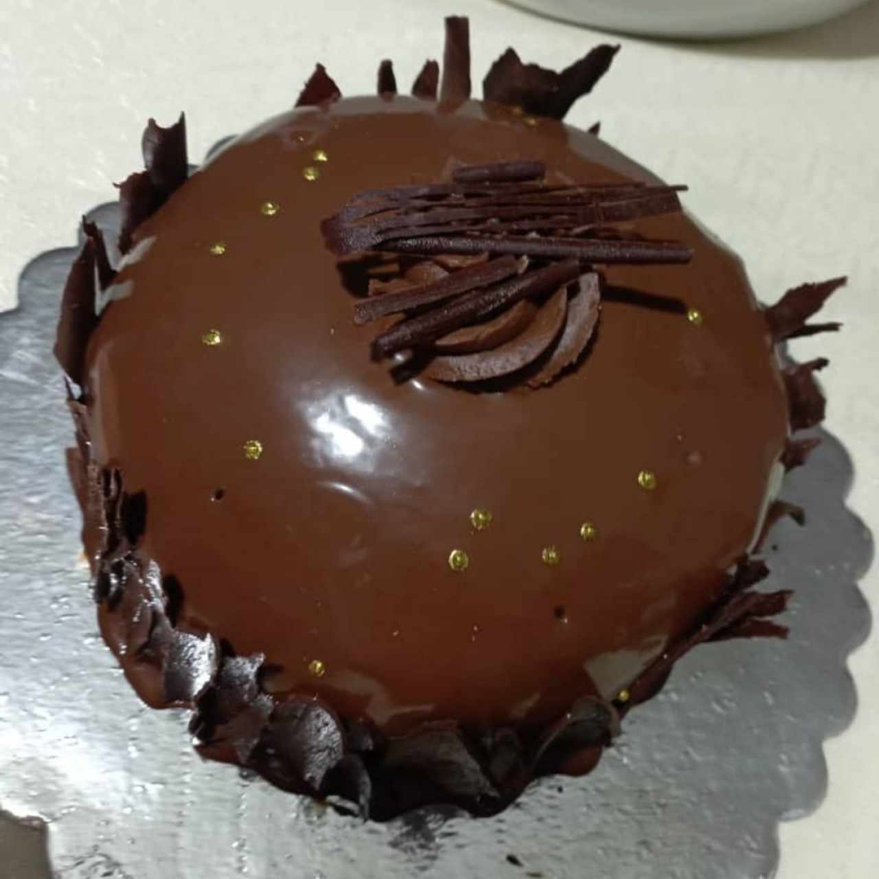 mini cake de chocolate 