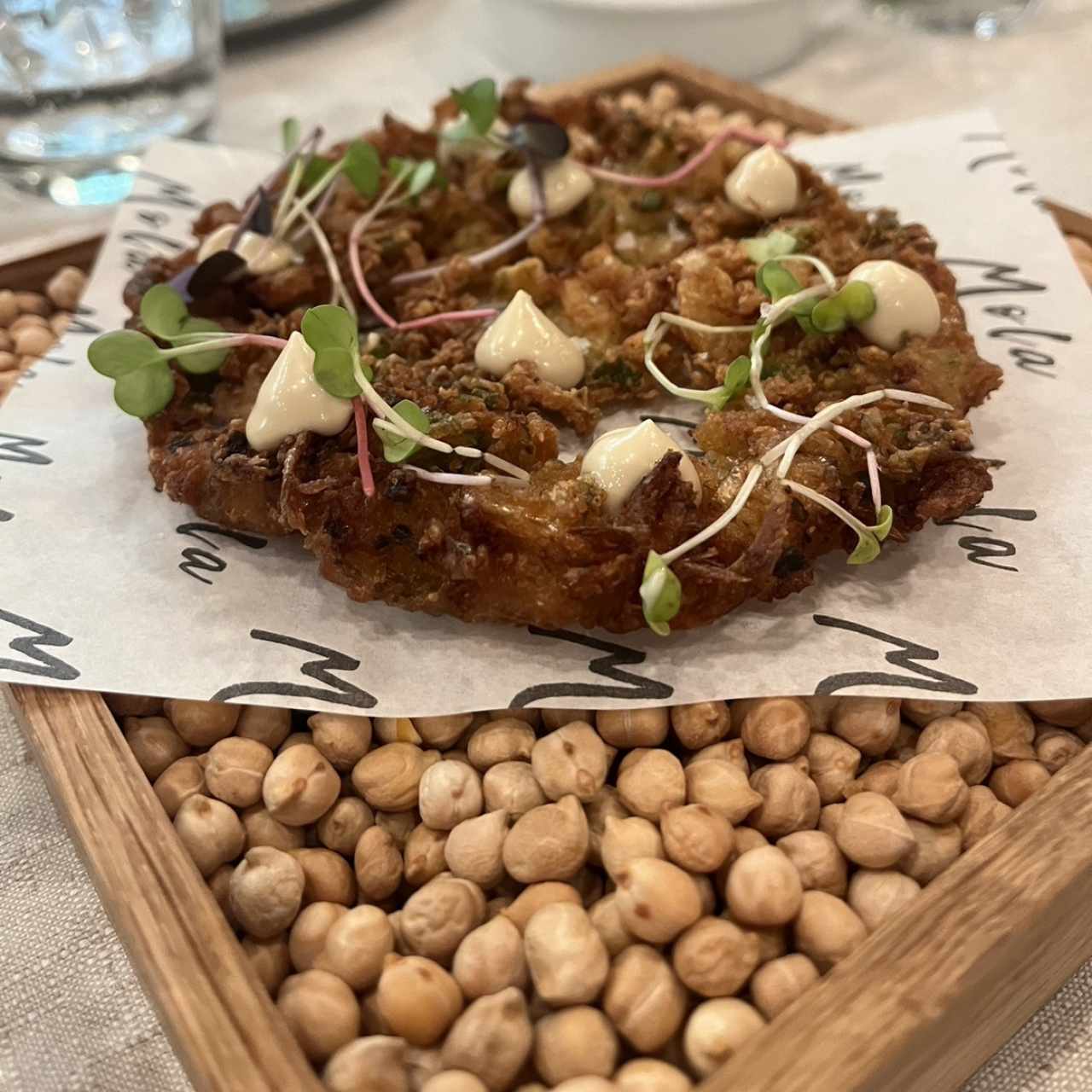 Tortilla de gambas cristal 