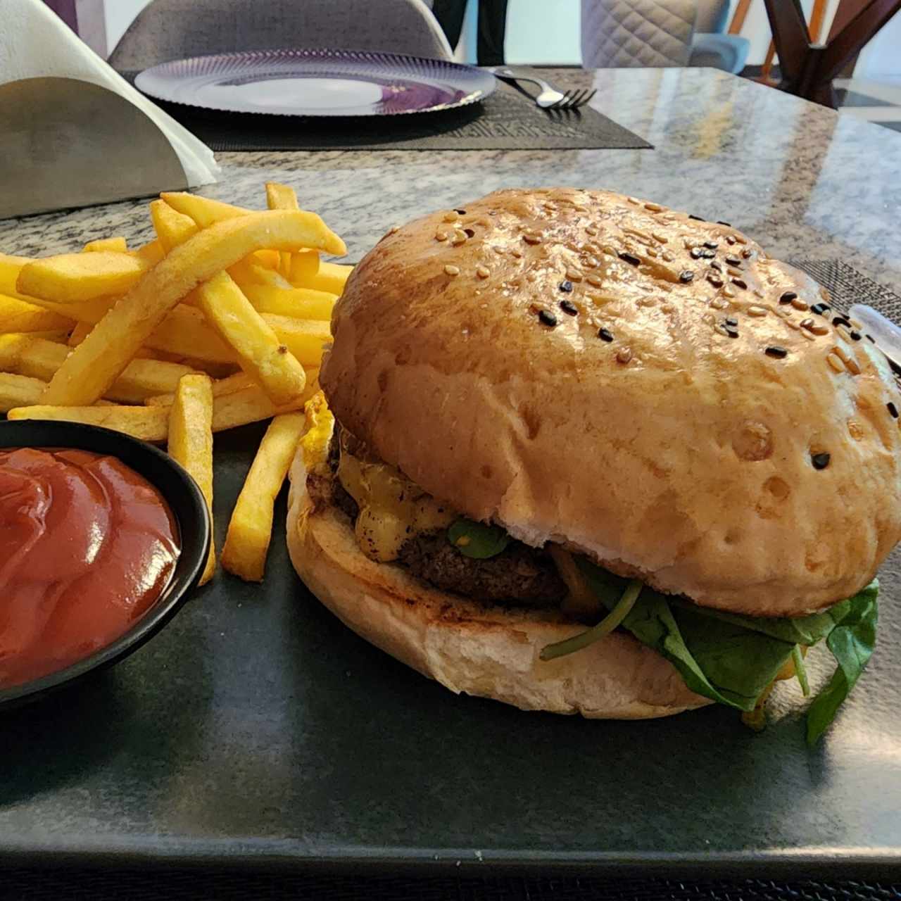 Hamburguesa de cordero 