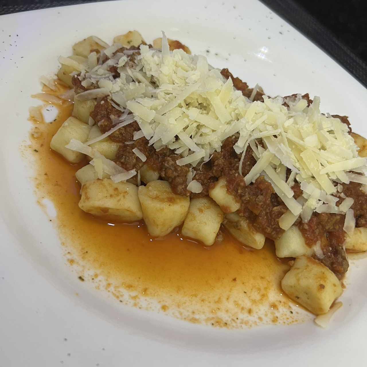 Ñoquis con Boloña