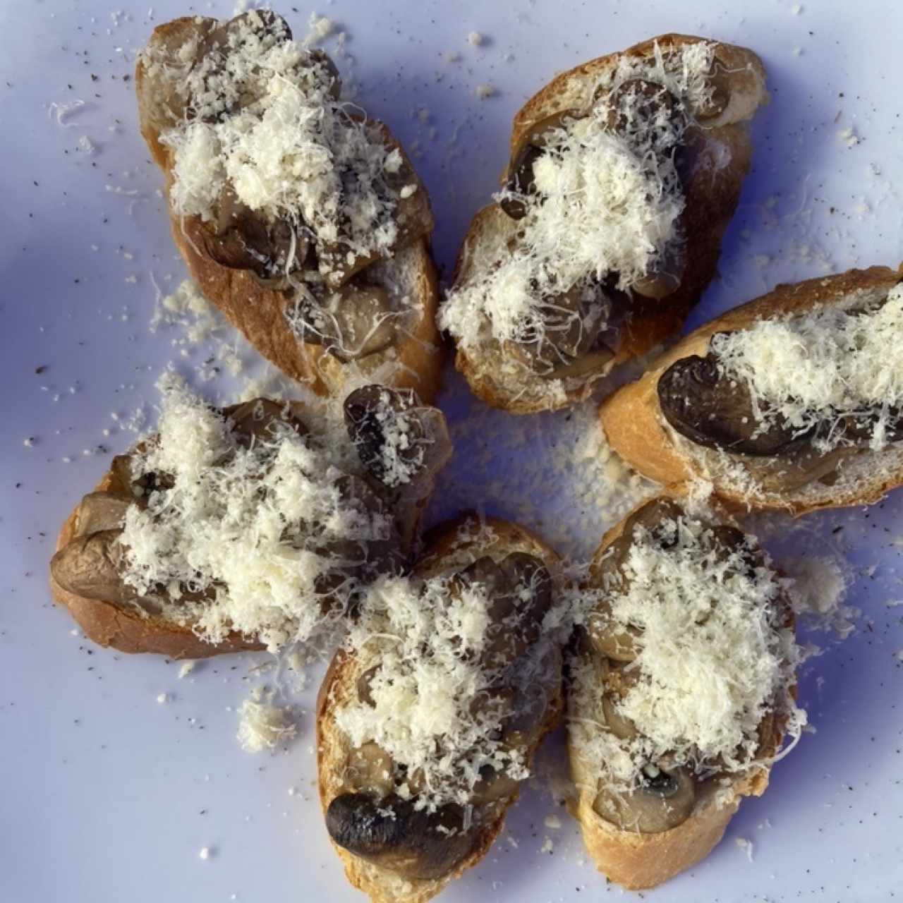 Bruscheta de champiñon