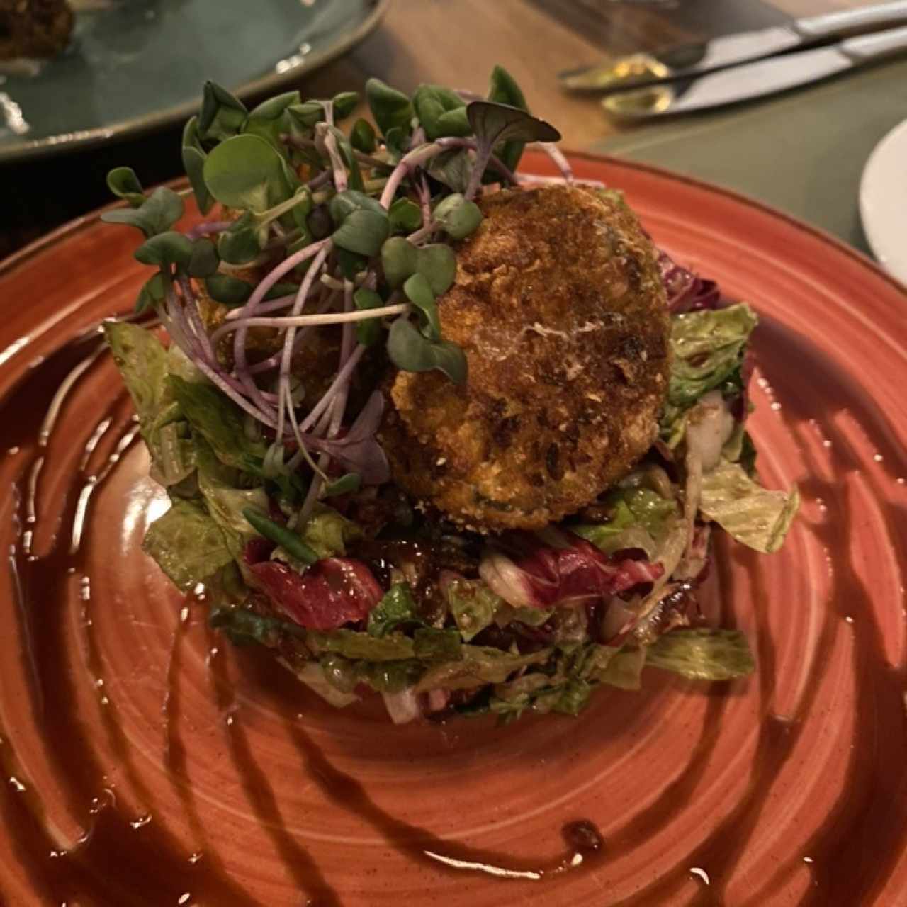 Ensalada queso de cabra
