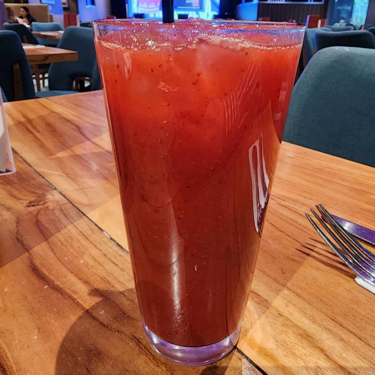 Jugo de fresa