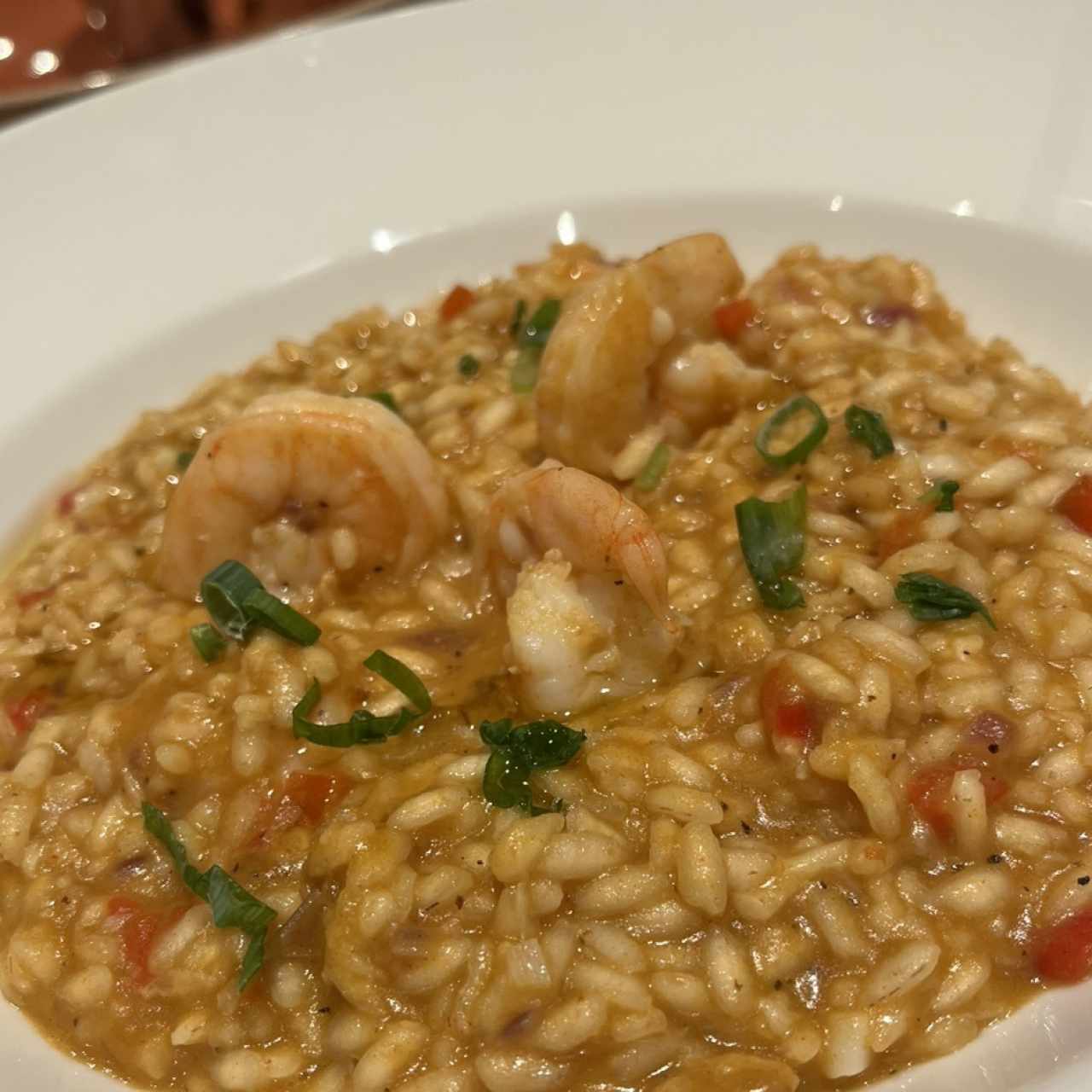 Risotto de camarones 