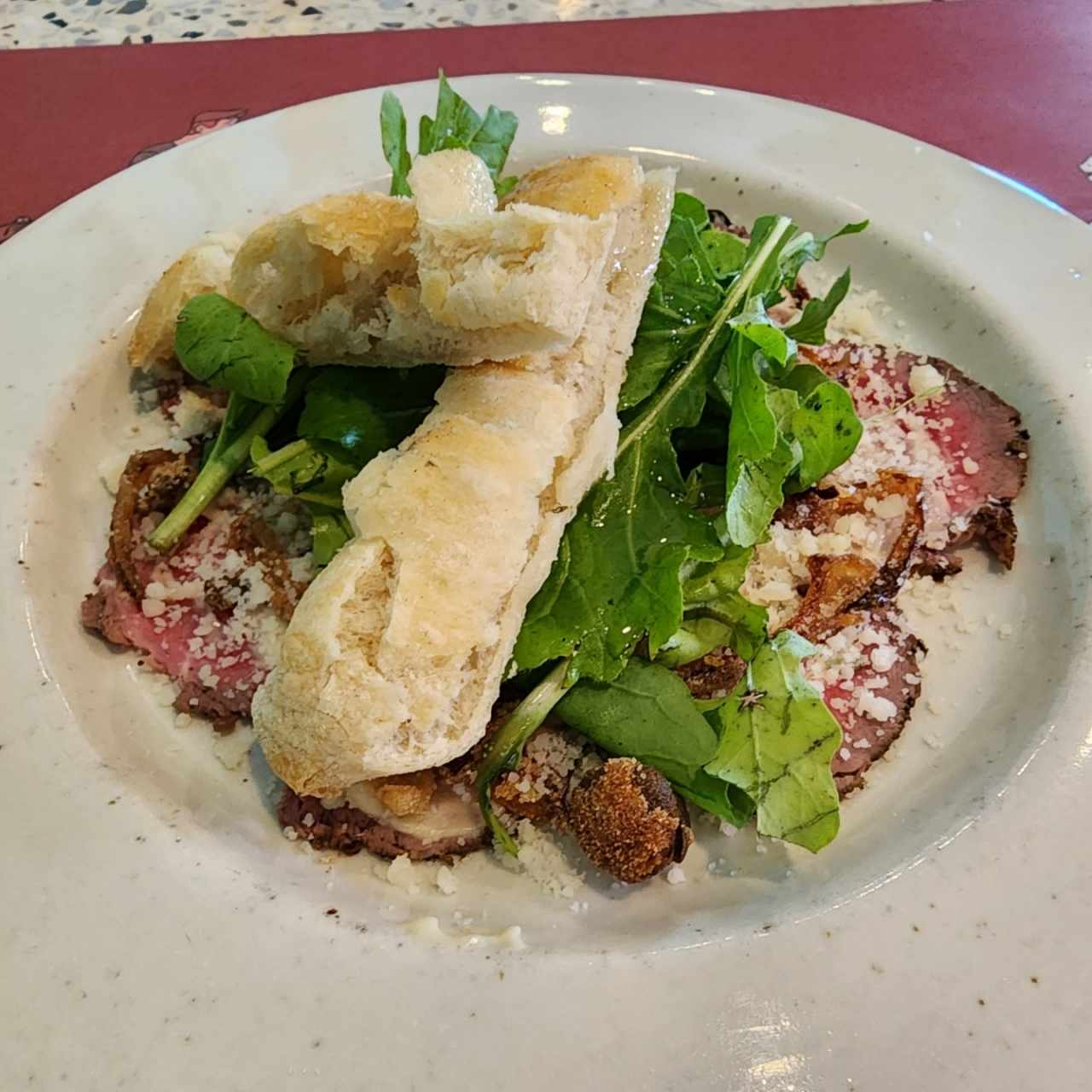 Entrada: carpaccio