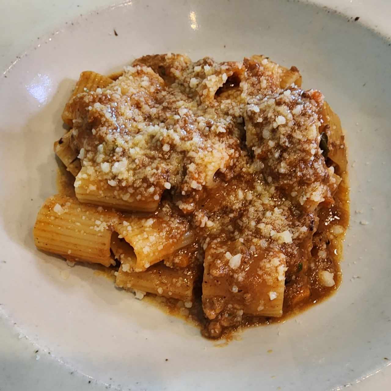 Pasta con ragú 