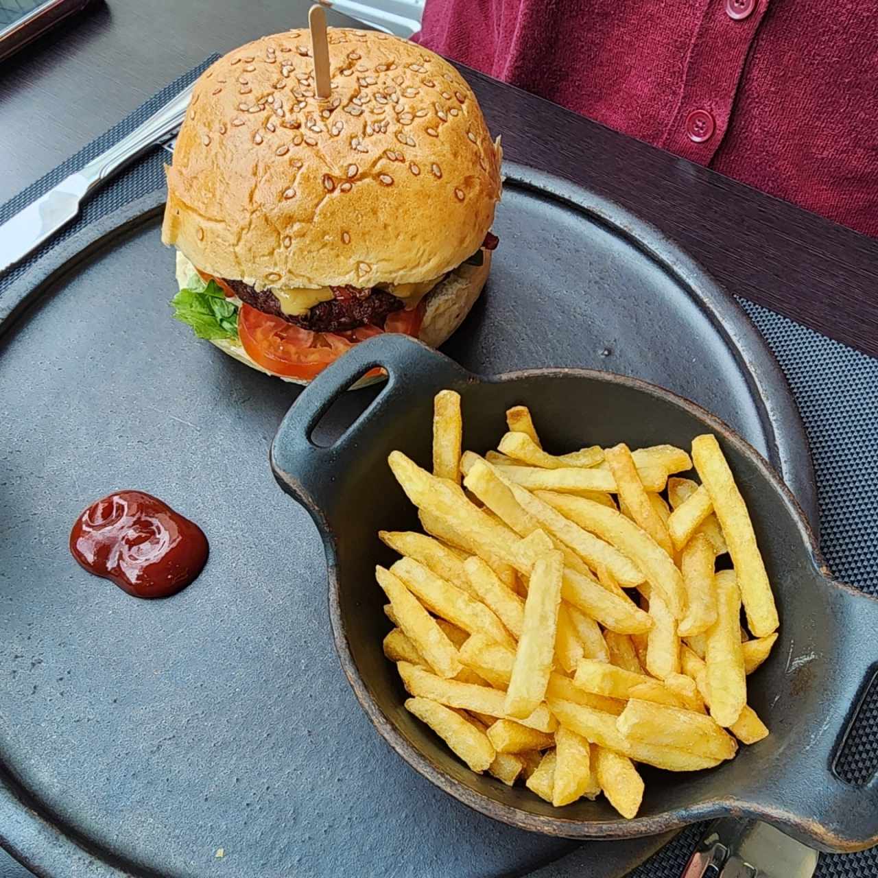 Hamburguesa bacon