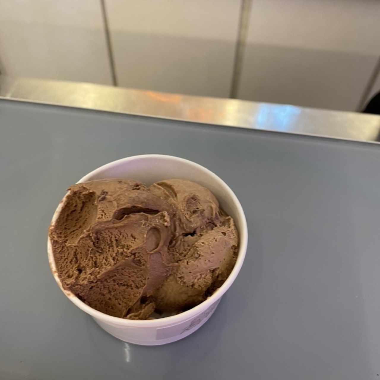 Helado chocolate