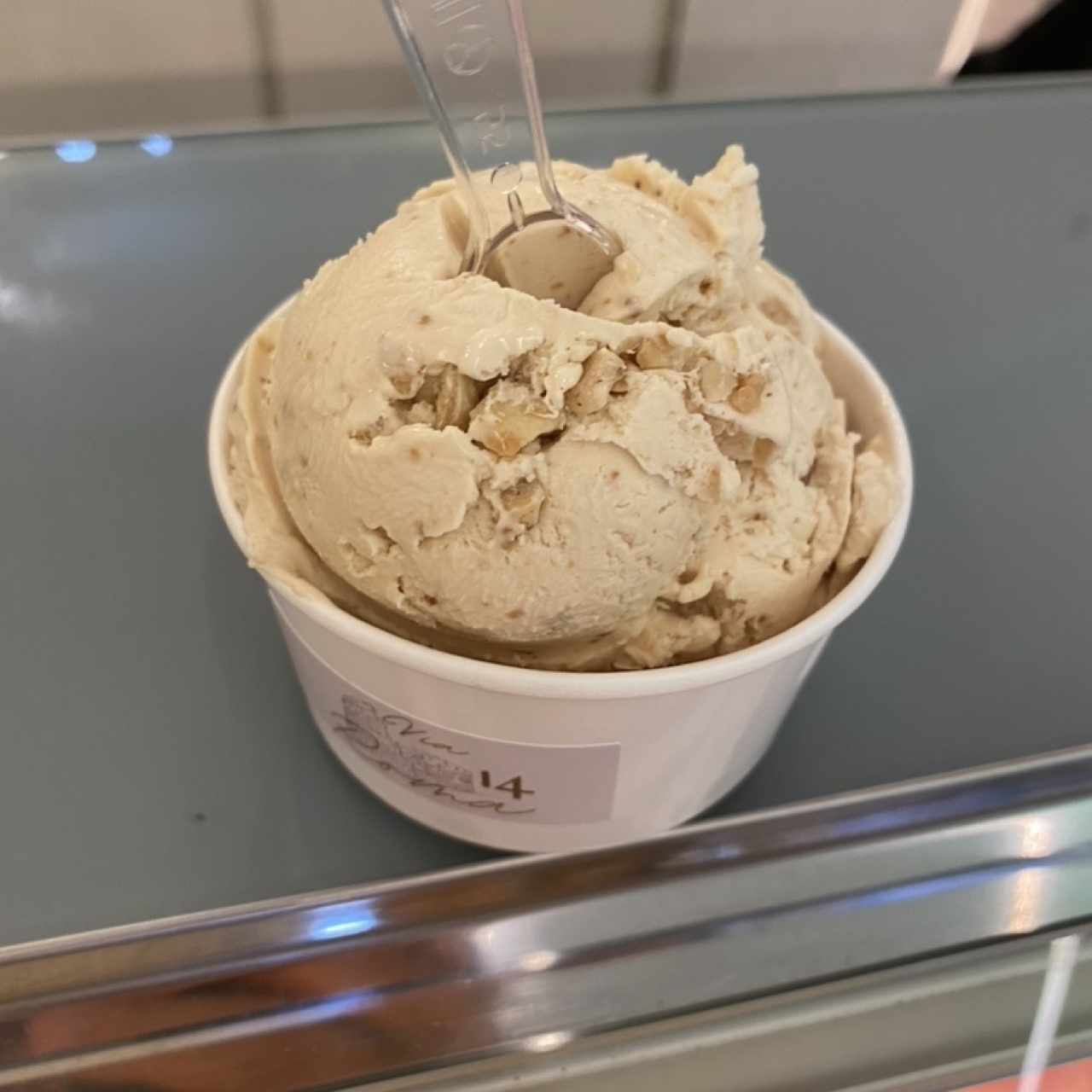 Helado dulce de leche
